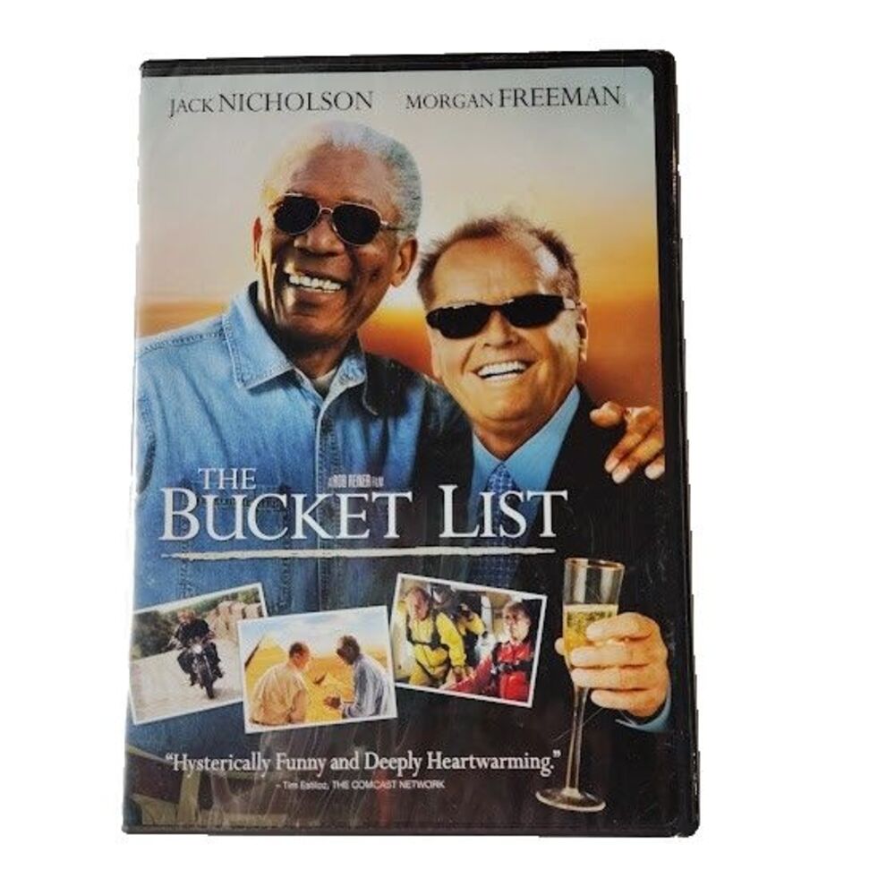 The Bucket List Comedy DVD 2007 Movie PG 13 New Jack Nicholson Morgan Freeman